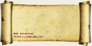 Zorana Gojsović vizit kartica